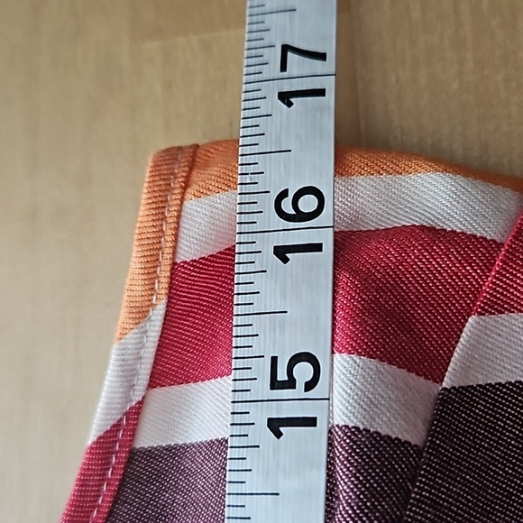 Romeo & Juliet Couture Striped Bow Front Sleeveless Jumpsuit Sz M - Picture 9 of 9